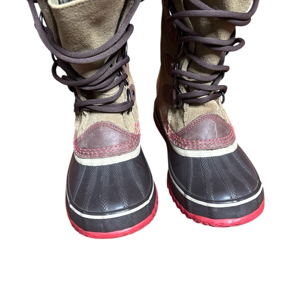 SOREL women high top lace up winter boot size 6 - Picture 3 of 8